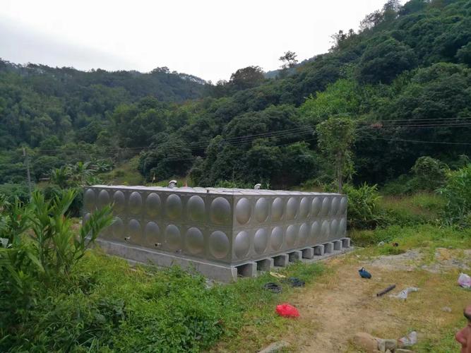 304不锈钢消防水箱150吨生活饮用水池不锈钢水塔组合保温水罐惠州